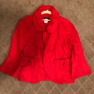 JCrew Red Womens Blazer
